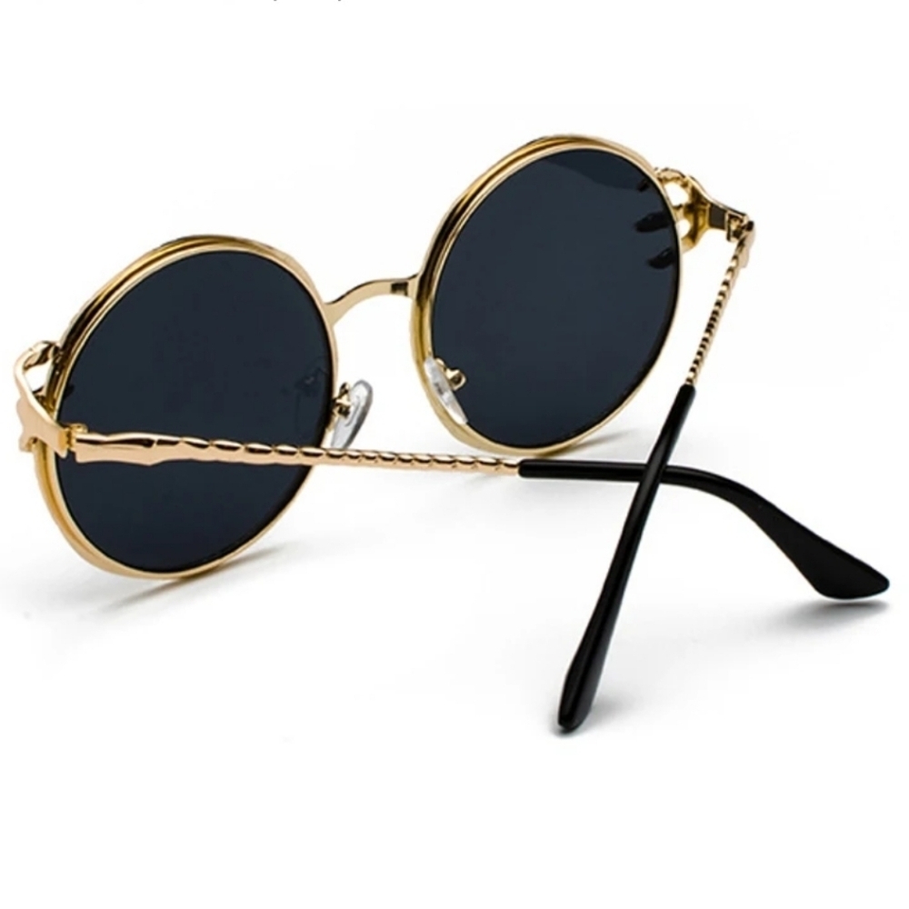 Gothic Round Claw Goth Sunglasses - Picture 3 of 8